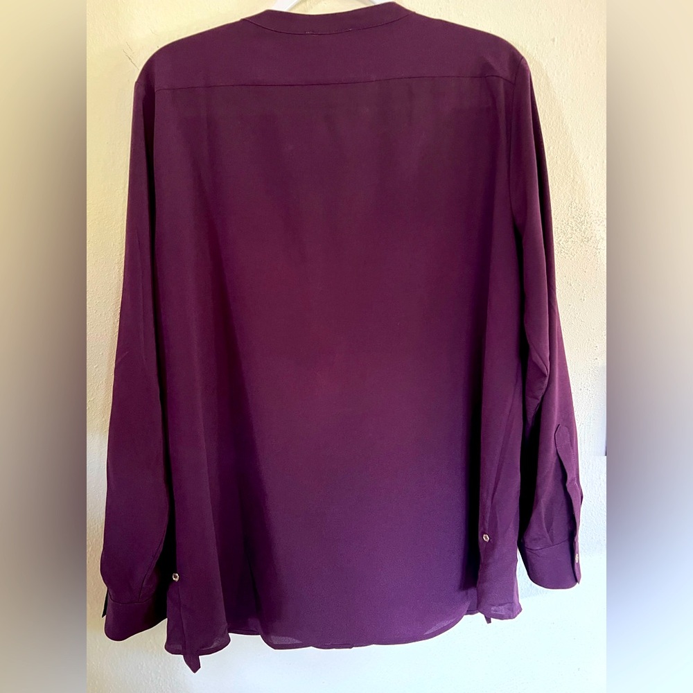 Calvin Klein Collection Purple Blouse - Picture 3 of 3